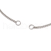 Brass Curb Chains Bracelet Making AJEW-JB01329-02-2