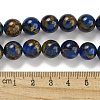 Synthetic Gold Clinquant Stone Beads Strands G-P549-A01-02-6