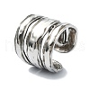 304 Stainless Steel Cuff Rings for Women RJEW-M019-04P-1