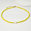 Mother's Day Jewellery Natural Freshwater Pearl & Glass Beaded Necklaces for Women AC5368-5-1