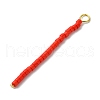 Cylinder Seed Beads with 304 Stainless Steel Flat Head Pins Pendants PALLOY-JF03293-4