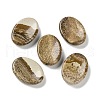 Oval Natural Picture Jasper Worry Stone G-G104-01A-1