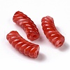 Two Tone Opaque Acrylic Beads OACR-A016-06D-1