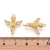 Brass Micro Pave Cubic Zirconia Pendants KK-N263-91G-3