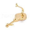 Brass Twister Clasps KK-A256-03G-2