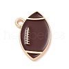 Alloy Enamel Pendants ENAM-A008-34KCG-1