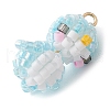 Seed Beads Beaded Charms PALLOY-MZ00318-02-3