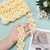 Gorgecraft 5 Yards Organza Lace Embroidery Costume Accessories DIY-GF0005-18A-3