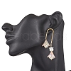 3 Pairs 304 Stainless Steel Glass Dangle Stud Earrings EJEW-JE06481-5