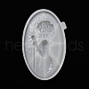 Jazz Women Singer Shape Display Decoration DIY Silicone Statue Mold DIY-K072-04-4
