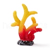 Resin Imitation Coral Ornaments DJEW-G026-02B-2