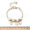 Alloy Enamel European Beads Charm Bracelets BJEW-F495-18G-3