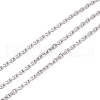 Tarnish Resistant 304 Stainless Steel Cable Chains CHS-D033-03P-01-1