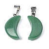 Spray Painted Glass Pendants GLAA-N035-021-A01-2