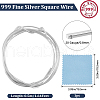 Beebeecraft 999 Fine Silver Sterling Silver Wires STER-BBC0006-64B-2