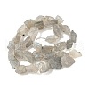 Raw Rough Natural Labradorite Beads Strands G-M453-D14-3