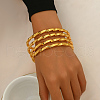 4Pcs Elegant Zinc Alloy Twisted Bangle Set for Women IW6232-1-2
