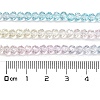 Transparent Painted Glass Beads Strands DGLA-A034-T3mm-A21-3