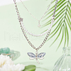 DICOSMETIC 40Pcs 10 Colors Alloy with Acrylic Rhinestone Pendants RB-DC0001-05-4