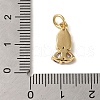 Brass Micro Pave Colorful Cubic Zirconia Glass Pendants X-KK-R162-026B-G-3