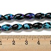 Spray Painted Synthetic Turquoise Beads Strands G-E617-B07-02B-5