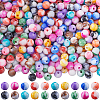 SOFPLATE 500Pcs Opaque Acrylic Beads SACR-SP0001-09-1