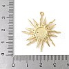 Brass Micro Pave Cubic Zirconia Pendant KK-P280-34G-3