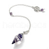 Natural Fluorite Pointed Dowsing Pendulums G-K338-12P-07-1