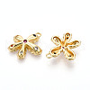 Brass Micro Pave Cubic Zirconia Pendants KK-N265-24G-2