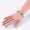 Natural Fluorite Stretch Bracelets BJEW-JB03210-02-4