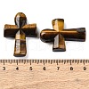Natural Tiger Eye Pendants G-B122-02N-3
