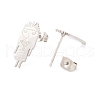 304 Stainless Steel Studs Earrings EJEW-M208-07G-2