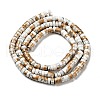 Electroplated Natural Howlite Bead Strands G-D470-01D-2