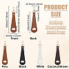8Pcs 4 Colors Alloy Hat Clips AJEW-FG0004-44-2