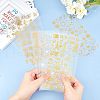 Olycraft Waterproof Hot Stamping Stickers DIY-OC0003-30-3