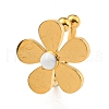 304 Stainless Steel Enamel Cuff Earrings for Women EJEW-Z053-03G-02-1