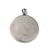 304 Stainless Steel Manual Polishing Pendants STAS-G280-08AS-2