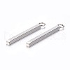 Tarnish Resistant 304 Stainless Steel Pendants STAS-P186-05P-43mm-2