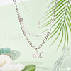 Unicraftale 18Pcs 3 Colors 201 Stainless Steel Pendants STAS-UN0046-63-5
