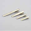 Mixed Iron Flat Alligator Hair Clip Findings IFIN-X0030-3