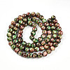 Baking Painted Glass Beads Strands X1-DGLA-N003-10mm-B07-3