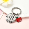 Alloy Enamel & 201 Stainless Steel Keychain KEYC-YW00091-04-1