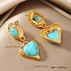Alloy Dangle Stud Earrings UQ1707-4-2