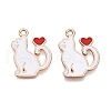 Alloy Enamel Pendants ENAM-T020-59B-1