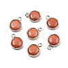 Natural White Jade Pendants G-N326-143-2
