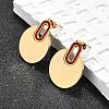 304 Stainless Steel Stud Earrings EJEW-Q030-01G-B-4