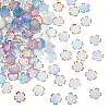 DICOSMETIC 150Pcs Acrylic Bead Caps OACR-DC0001-31B-1