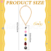 CREATCABIN 3Pcs Evil Eye Plastic with Iron Pendant Decorations HJEW-CN0001-26-2