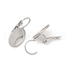 316 Stainless Steel Leverback Earring Findings STAS-Q353-03A-P-2