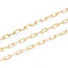 Handmade Golden Brass Enamel Link Chains CHC-M021-66A-08-1